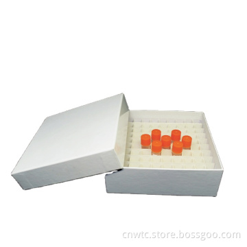 100-Well Cryo Tube Paper Box: Storage Solutions for Laboratory and Research Applications